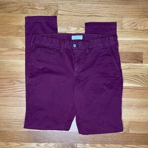Express Skinny Burgundy Chino Pants - 29x32